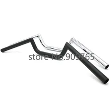 На заказ черный 7/" 22 мм руль для Harley Triumph Kawasaki Yamaha Suzuki Chopper Bobber мотоцикл