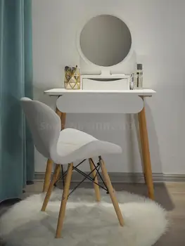 

Nordic Net Red Dressing Table Ins Bedroom Modern Simple Dressing Table Dressing Cabinet Small Household Dressing Table Economy