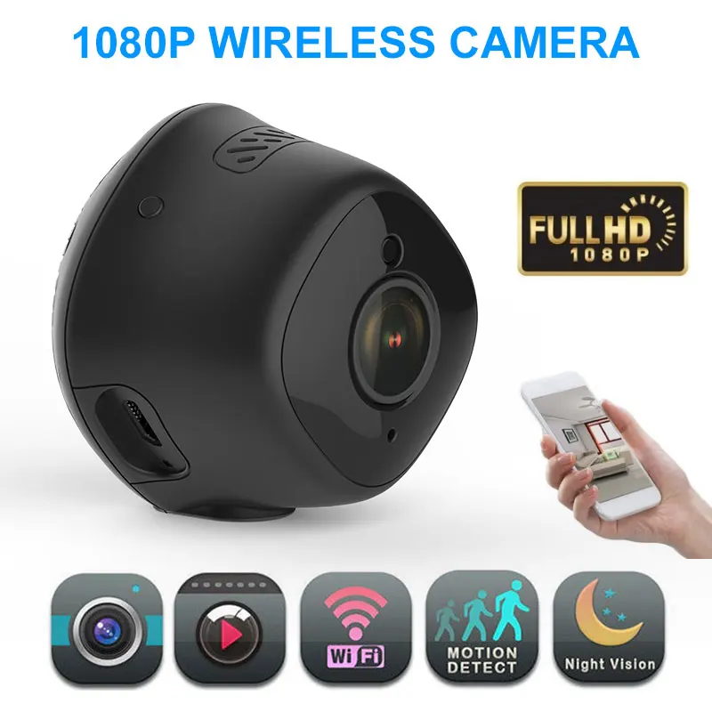 32 гб Full HD 1080P видео мини камера wifi эндоскоп микро секретная камера ночного видения DV видеокамера портативная спортивная PK SQ11 SQ23