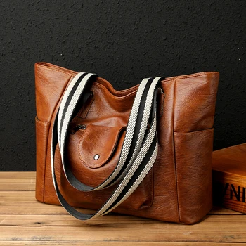 

Fashion Women Bag Pu Leather Shoulder Bag Soft Handbags Designer Top-handle Bag Female Casual Tot Bag Sac a Main Ladies Hand Bag