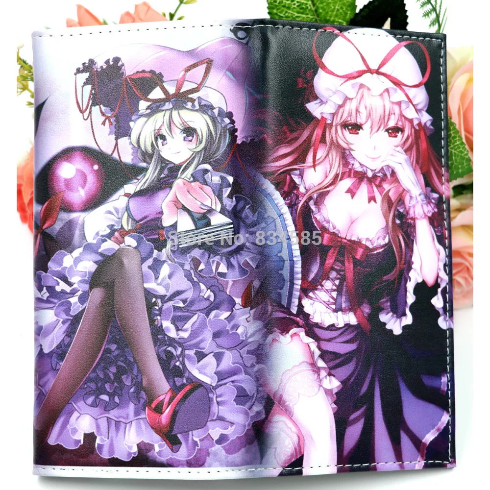 Аниме TouHou проект Юкари Якумо длинный синтетический кожаный модный кошелек клатч