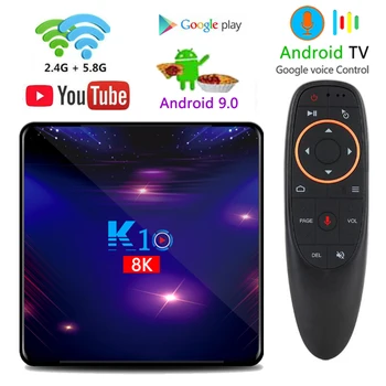 

2020 new STUOTOP K10 android 9.0 smart tv box 4k 8k 4gb 32gb 64gb 128gb amlogic s905x3 set-top box youtube IPTV media player