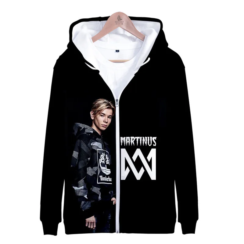 

MARCUS and MARTINUS Hoodie Women and men Zipper Hooded Sweatshirt 2019 Autumn 3D Print Long Sleeve Fleece Warm Jacket XXS-4XL