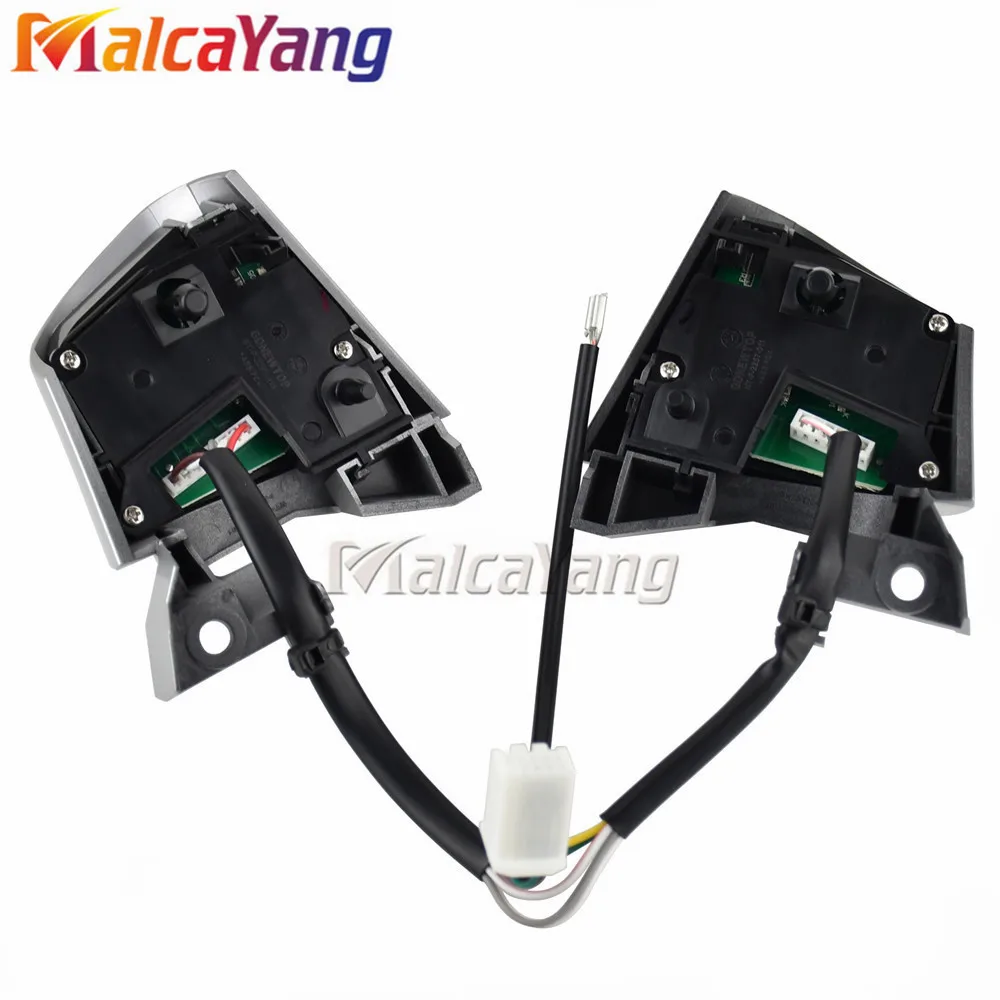 Высококачественный для TOYOTA COROLLA 2007-2013 84250-02230 8425002230 Рулевое колесо Кнопка управления аудио серебристый и черный цвет