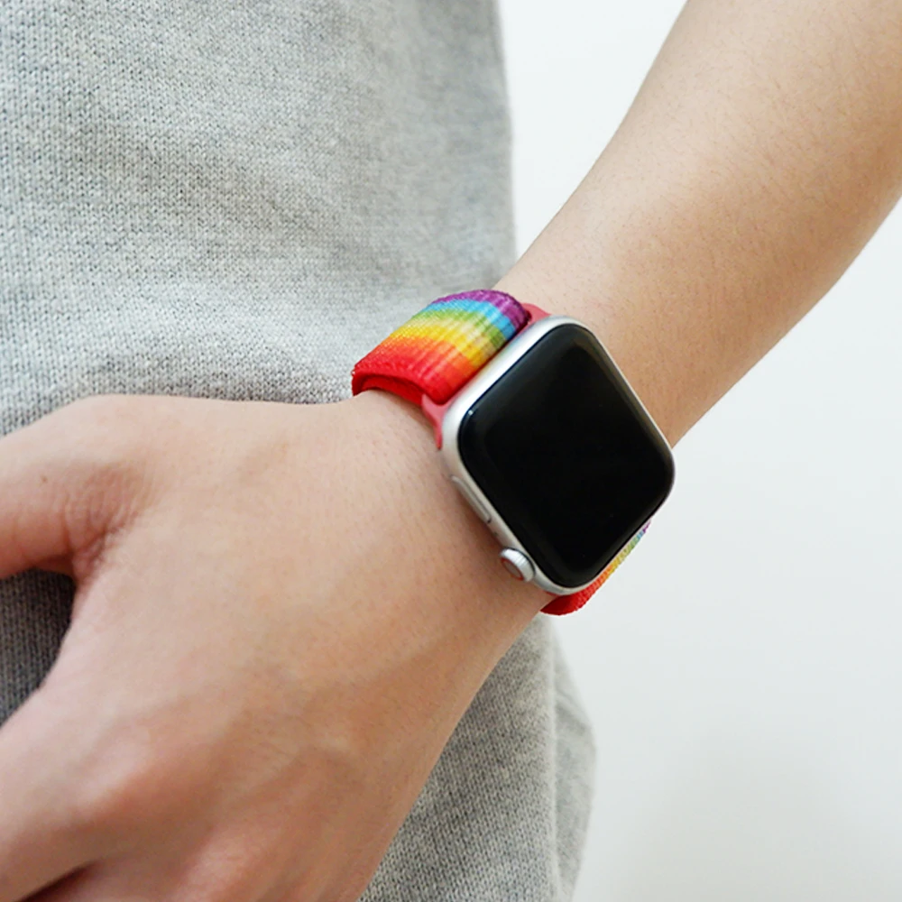 

Nylon Sport band For Apple watch band Series 3/2/1 42mm 38mm Breathable Soft Replacement Strap for iwatch series 5/4 44mm 42mm