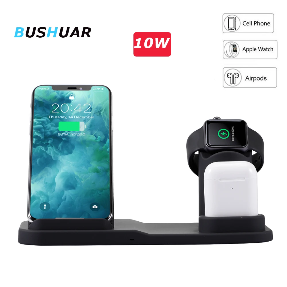 Universal 10W Qi Wireless Charger For Iphone X 8 Xiaomi Quick Charge 3 0 Fast Charger