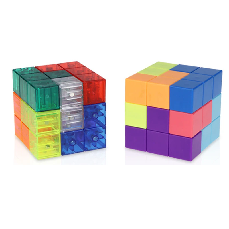Горячая DIY Yongjun yj Волшебные магнитные блоки головоломка 3x3x3 Yongjun тест-куб игрушка обучающая