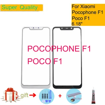 

6.18" For Xiaomi Pocophone F1 Touch Screen Panel Front Outer Glass Lens For Xiaomi Poco F1 Front Glass Touch screen Replacement