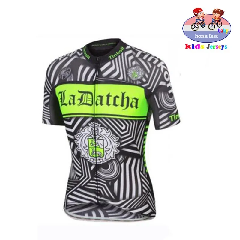 Tinkoff летняя дышащая детская футболка с коротким рукавом для велоспорта, комплект MTB флуоресцентная детская велосипедная Одежда для мальчиков, одежда для велоспорта - Цвет: Short pant 2