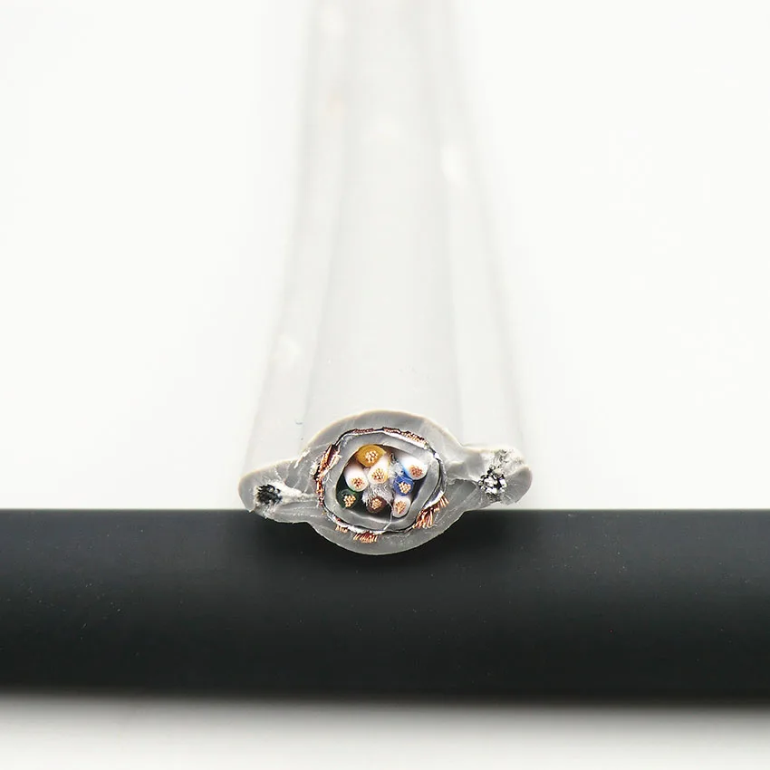 Экранированный кабель лифта cat5e для Ethernet со стальной проволокой плоский Лифт