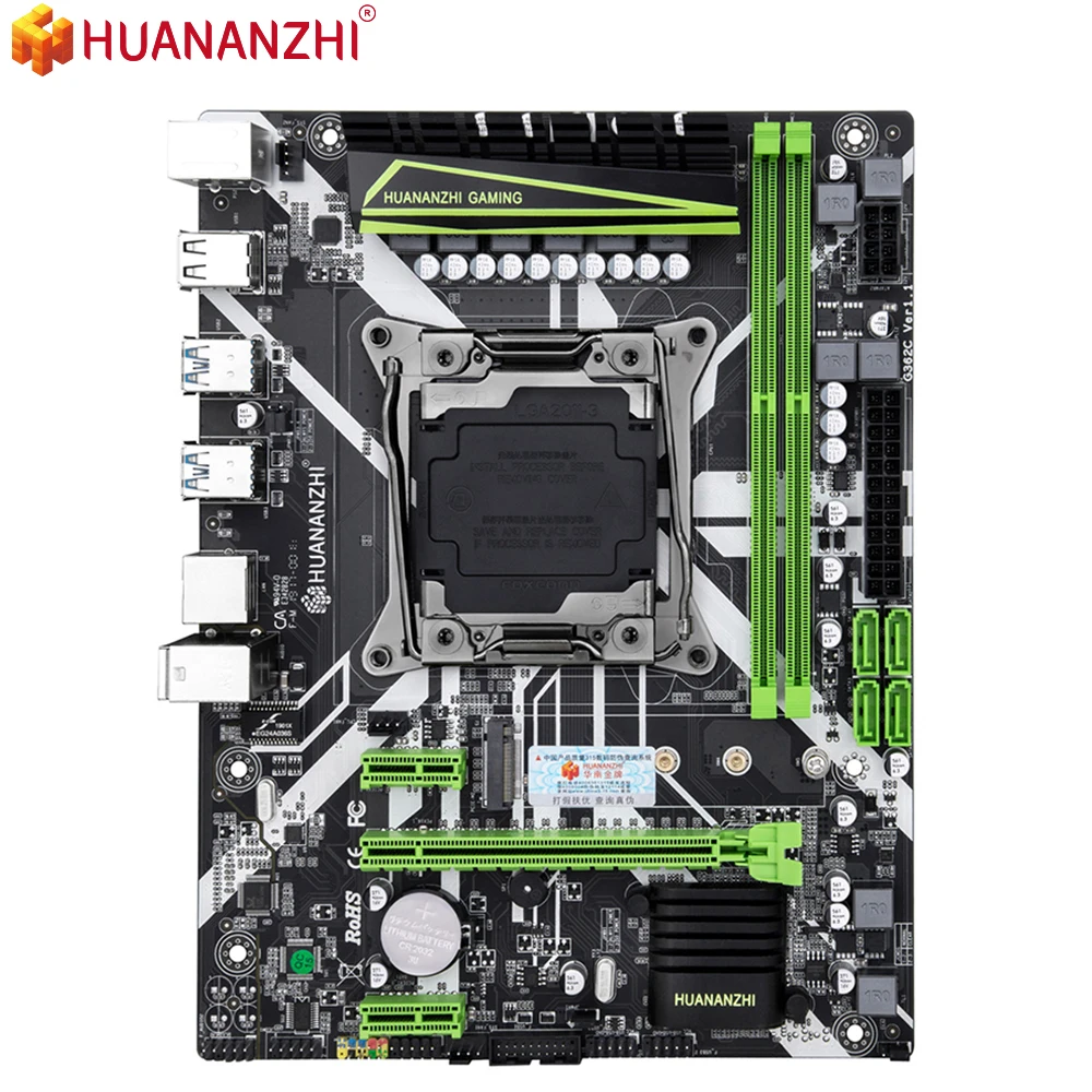 HUANANZHI X99 8M материнская плата C612 чип Intel XEON E5 LGA2011-3 все серии DDR4 RECC NON-ECC память NVME USB3.0 |