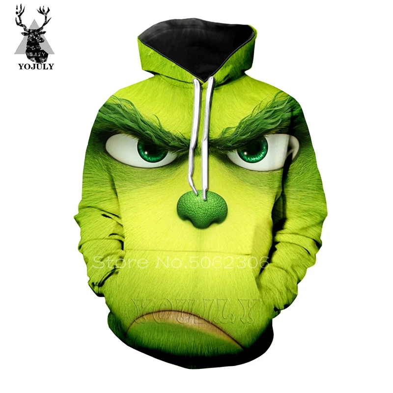 The Grinch толстовки off white Мужская толстовка с 3d принтом Lil peep топы с круглым вырезом уличная толстовка унисекс пуловер странные вещи A62