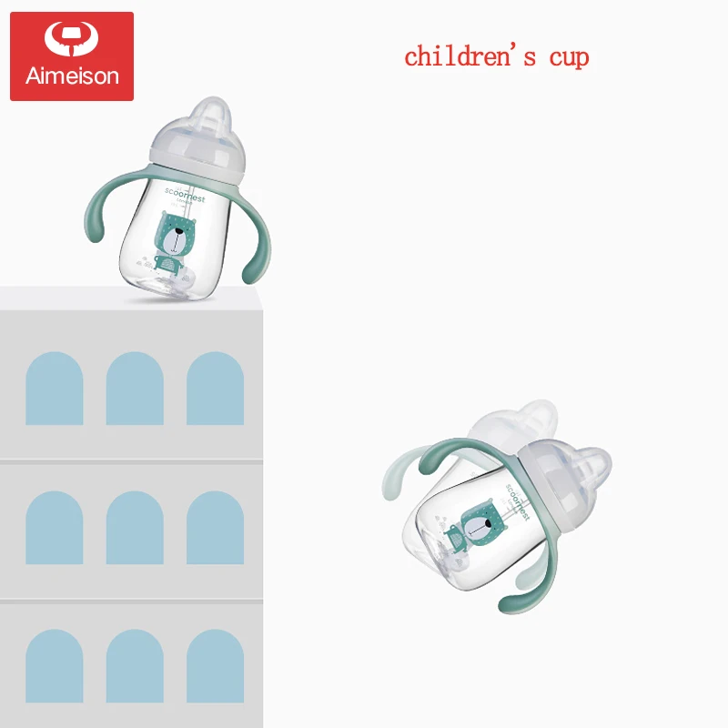 Baby Duckbill Cup Baby Learning Drinking Cup Leak-proof Sucking Straw Cup Household Anti-fall Children Drinking Water Cup