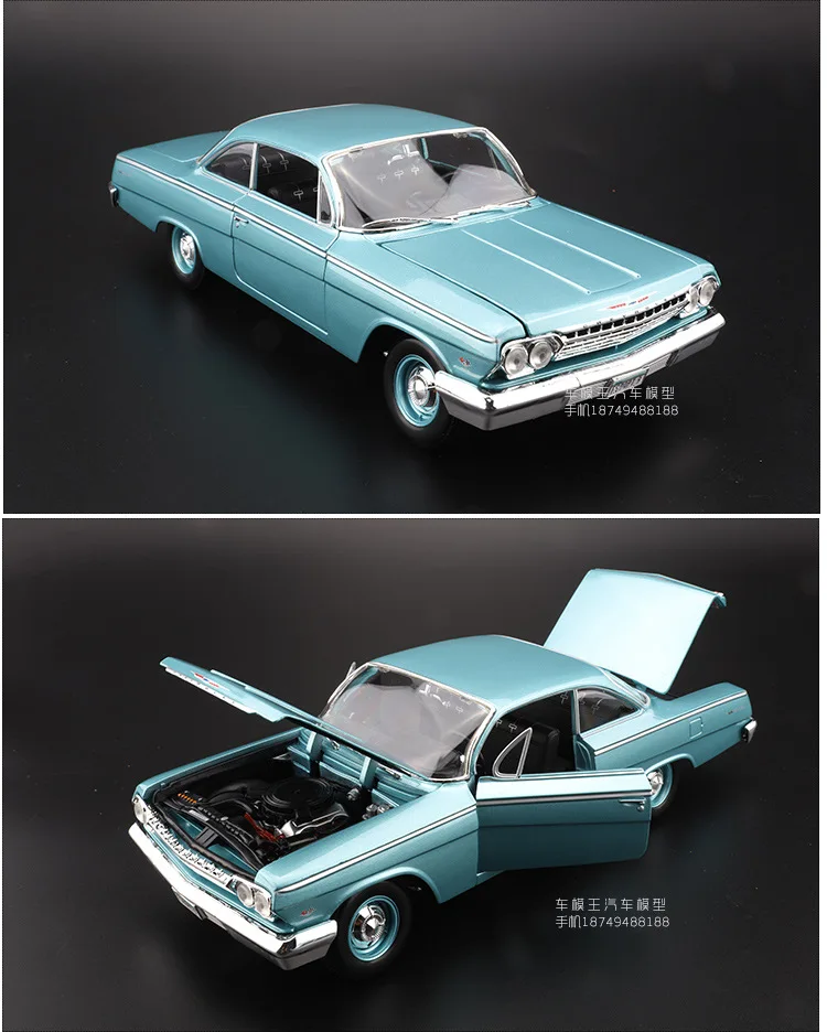 Maisto 1962 Chevrolet Корвет 1: 18 Модель брелок для автомобильных ключей, модель спортивного автомобиля модели