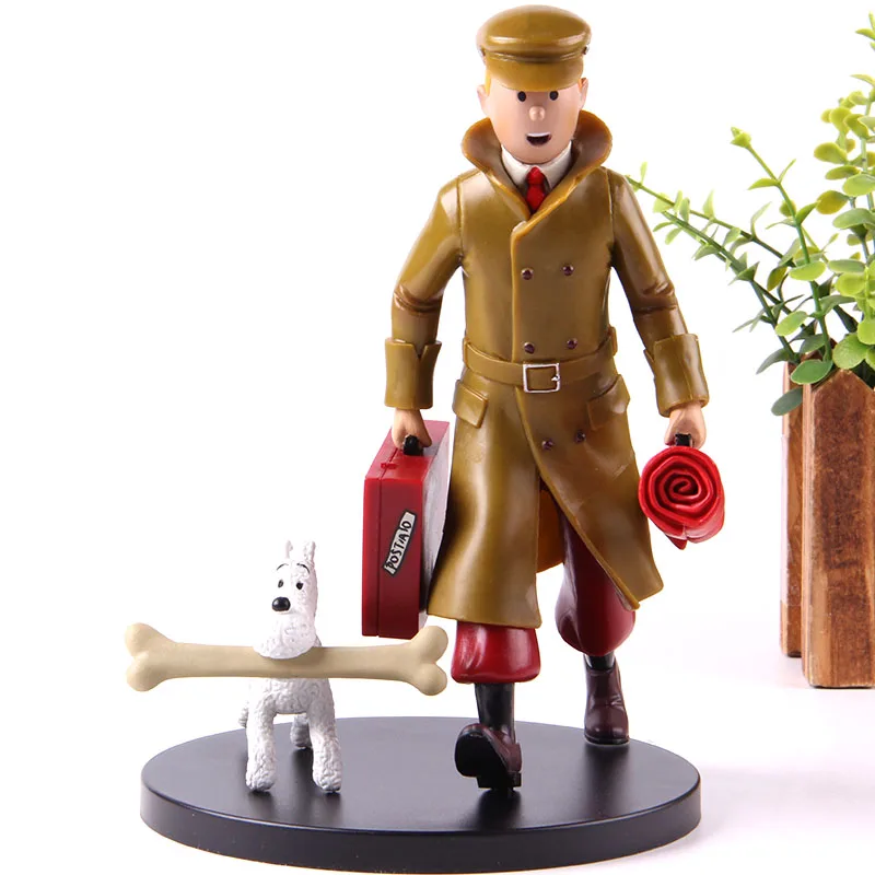 

The Adventures of Tintin Tintin Figurine PVC Anime Statue Action Figure Collectible Model Toy Gift