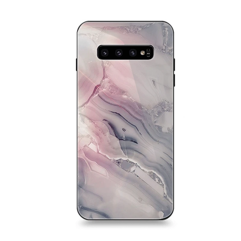 Мобильный чехол для телефона Стекло для samsung A10 A20 A30 A40 A50 A60 A70 S7 край S8 Plus Note 8 9 S10 крышка Гранит - Цвет: G7