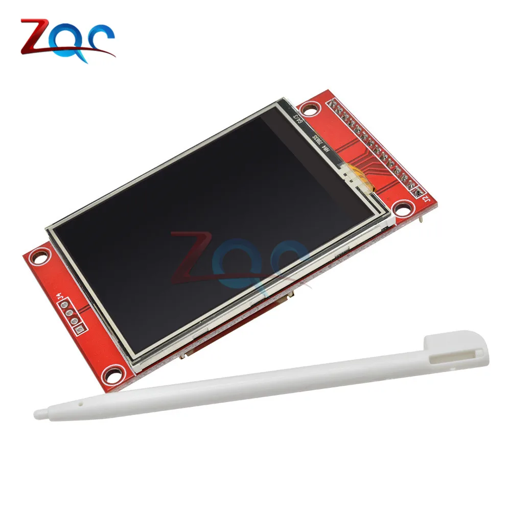 240*320 240x320 2," SPI TFT lcd Сенсорная панель модуль последовательного порта с PBC ILI9341 3,3 V SPI серийный Белый 2,4 дюймовый светодиодный дисплей