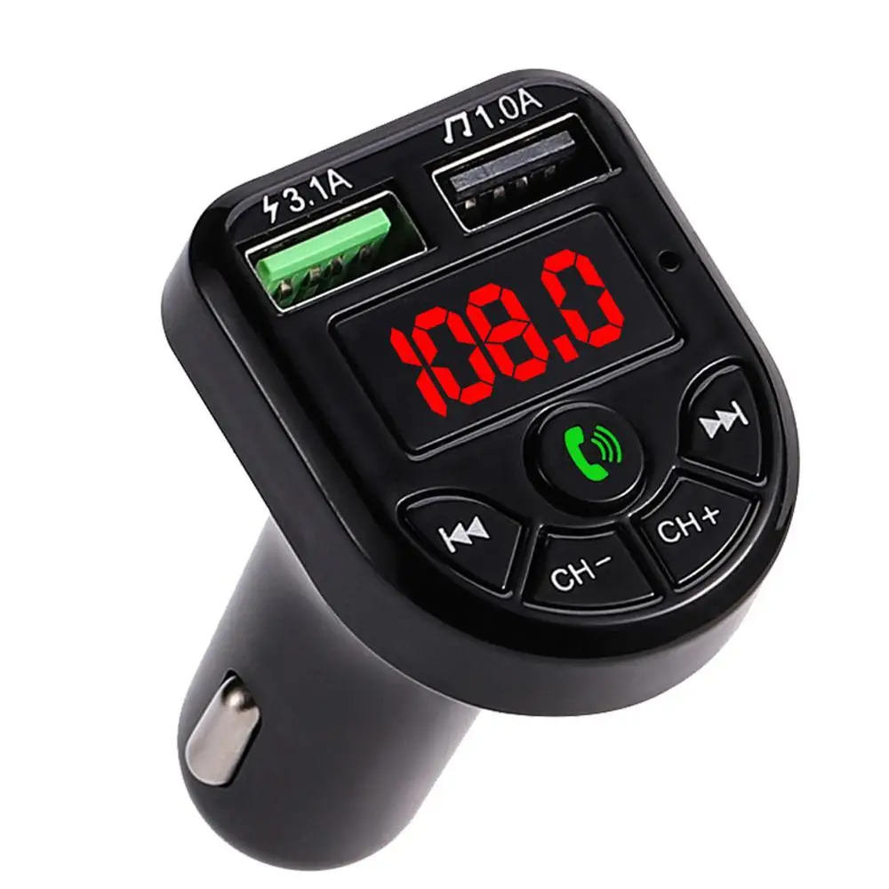 Автомобильный FM трансмиттер с Bluetooth 5 0 автомобильный комплект громкой связи mp3