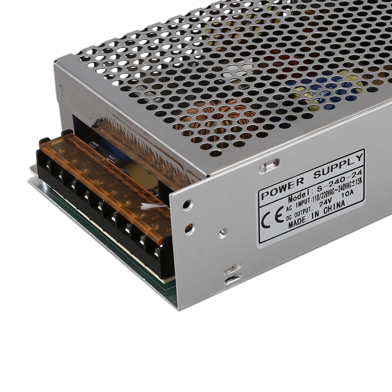 AC110-120V 200-220V 24V 10A 240W Переключатель Питание конвертер для Светодиодные ленты светильник