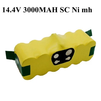 

14.4V NIMH 3000mAh Battery Pack 14.4v Nimh for Robot Sweeper Vacuum Cleaner Replacement Replace Original One