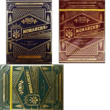 Theory11 Monarch игральные карты Monarchs колода синий/красный/зеленый T11 покер Волшебная карта крупным планом магические трюки для профессионального волшебника