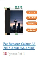 Для Samsung Galaxy A5 A510 A510F A510FD A510M A510Y ЖК-дисплей с сенсорным экраном дигитайзер сборка+ Корпус задняя крышка батареи