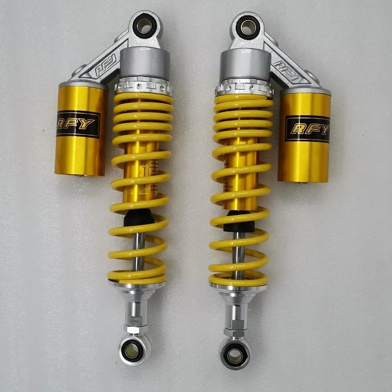yellow 350 мм 8 мм пружинный мотоциклетный амортизатор для Honda CB750 F2N SEVEN FIFTY KAWASAKI ZR1100 KZ1000 KZ500 ZR750 Yamaha suzuki - Цвет: yellow