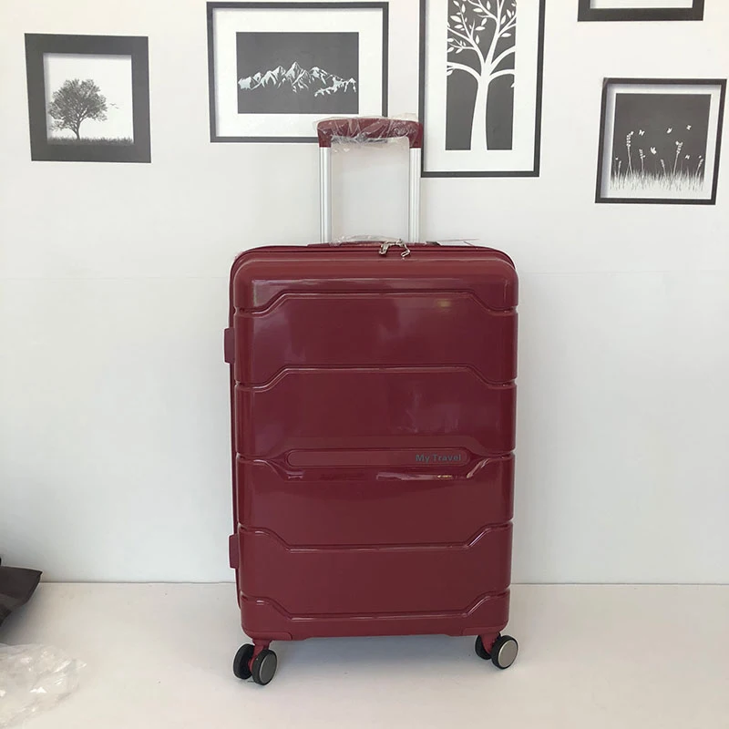 red Новые мужские модные чемодан на колесиках, женские милые сумки для переноски, брендовые багажные тележки koffer, ученические сумки для путешествий, школьный чемодан - Цвет: red