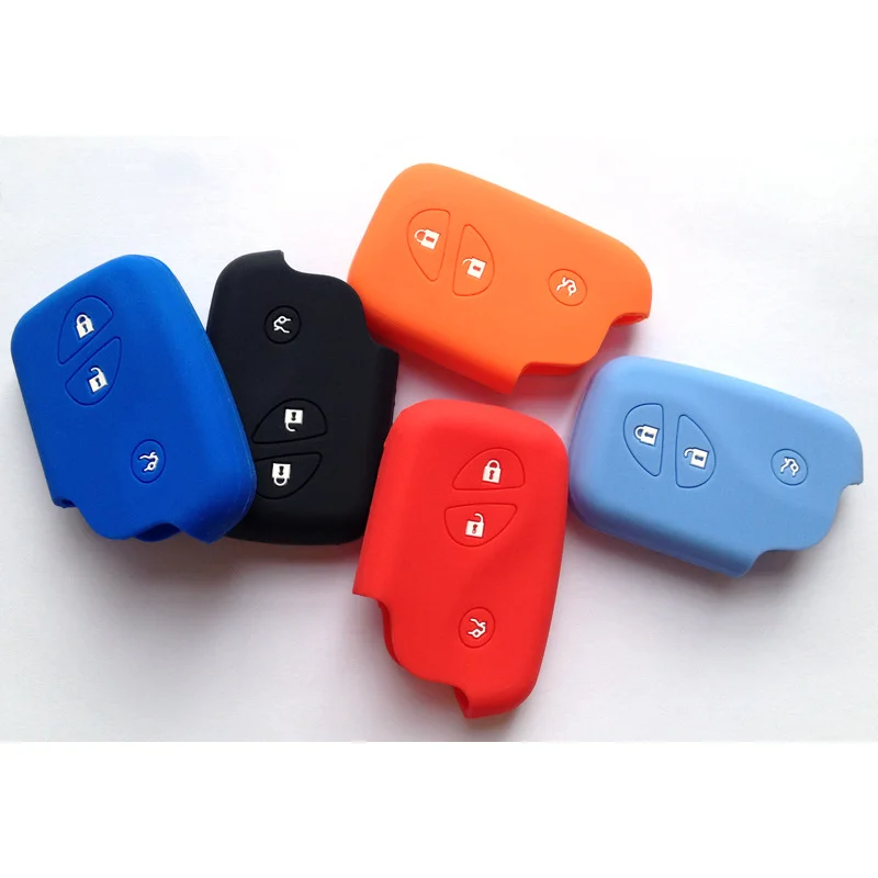 Car Key Cover Case For Lexus 3/4 Buttons CT200H GX400 GX460 IS250 IS300C RX270 ES240 ES350 LS460 GS300 450h 460h RX LX GX ES250