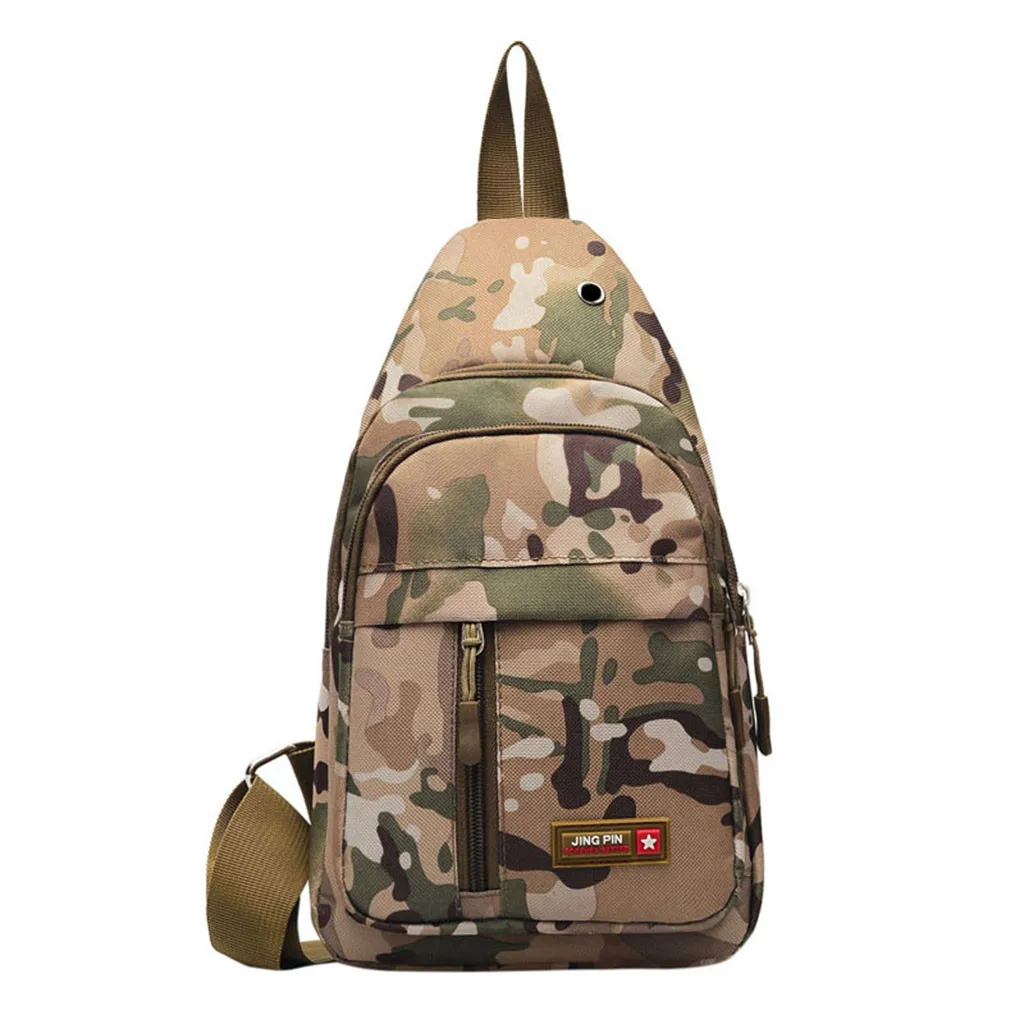 

2020 Men Oxford Cloth Camouflage Messenger Chest Bag Sports Outdoor Leisure Multi-function Bag Spring And Summer Hot Bags 0106