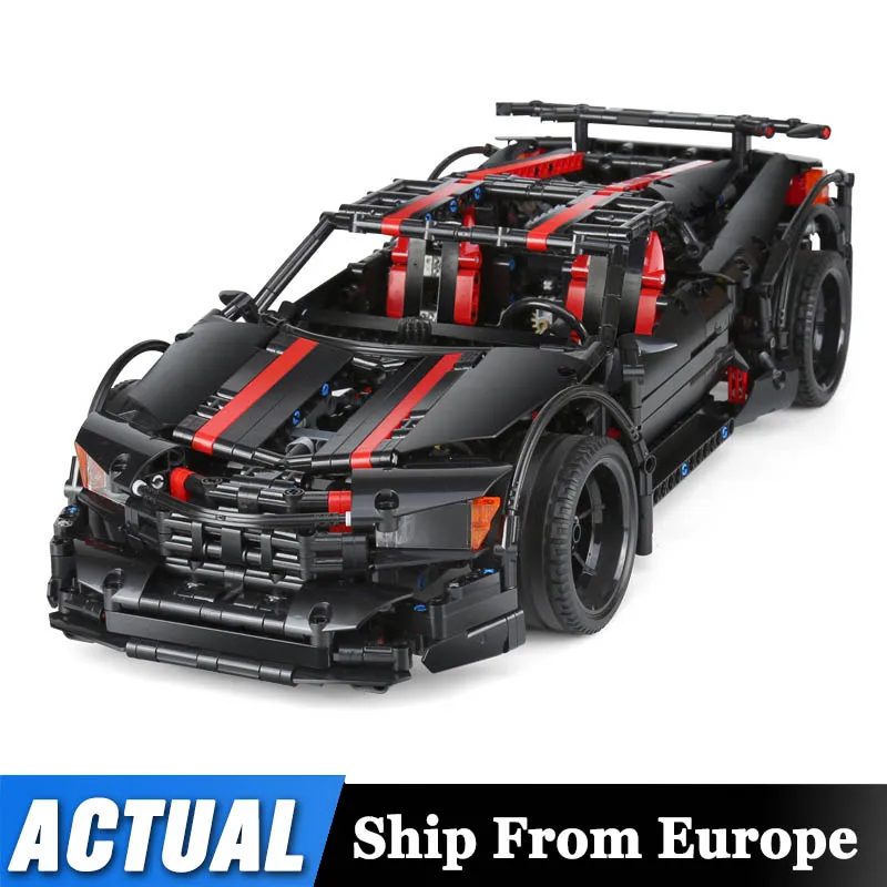 Technic Series Assassin X19 модель автомобиля совместима с супер гонщиком городской