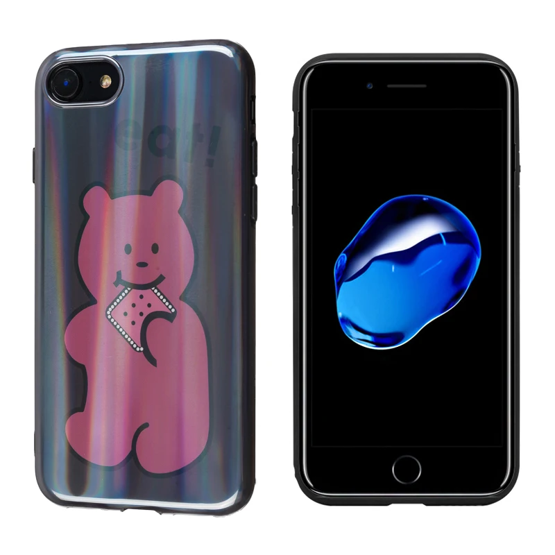 

Ultra Thin Case for Apple iPhone X XS Max XR Cases Kawaii Brown Bear Eat Soft TPU Cover for iPhone 8 Plus 7 6S 6 Phone Case Capa