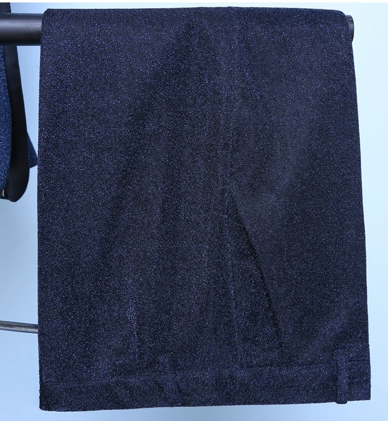 Shenrun мужской синий Модный смокинг Slim Fit Жених куртка брюки певец барабанщик ведущий бизнес вечерние костюмы на выпускной ночной клуб костюмы