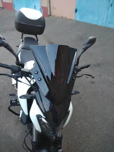 Мотоциклетное ветровое стекло с регулируемым кронштейном для Kawasaki Z250 Z300 Z650 Z750 Z800 Z900 KLE650 VERSYS1000 CFmoto ER6