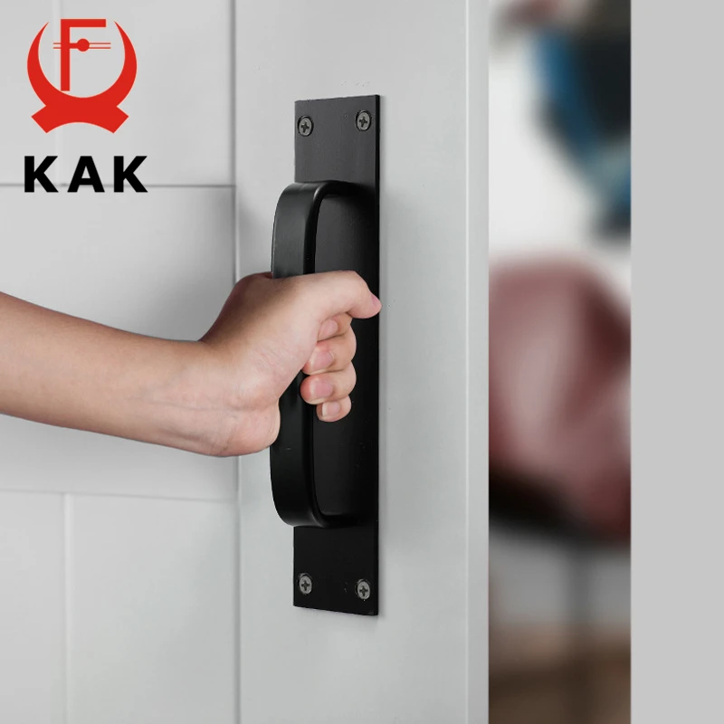 Модные черные ручки шкафа KAK кухонные дверные из алюминиевого сплава шкафчик