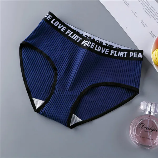 Panties Женский студенческий бюстгальтер на бретельках с буквенным принтом, съемный Мягкий Бесшовный бюстгальтер без косточек, комплект для девочек-подростков - Цвет: Panties