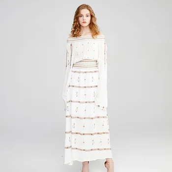 

Summer new type travel holiday Bohemian beach one word gets dress ethical wind to restore ancient ways long paragraph dress
