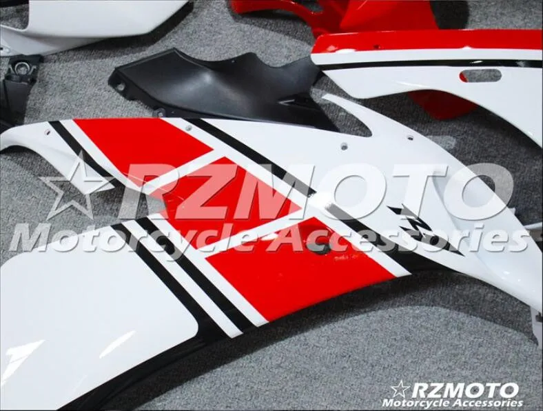 4 подарка ABS прессформы мотоцикла Обтекатели наборы подходят для Yamaha YZF-1000-R1 2004 2005 2006 04 05 06 обтекатель кузова набор красный белый