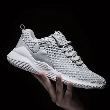 

Men's Shoes Summer New Men Casual Shoes Breathable Sneakers Man Comfortable White Couple Footwear Zapatos Hombre Big Size 39-46
