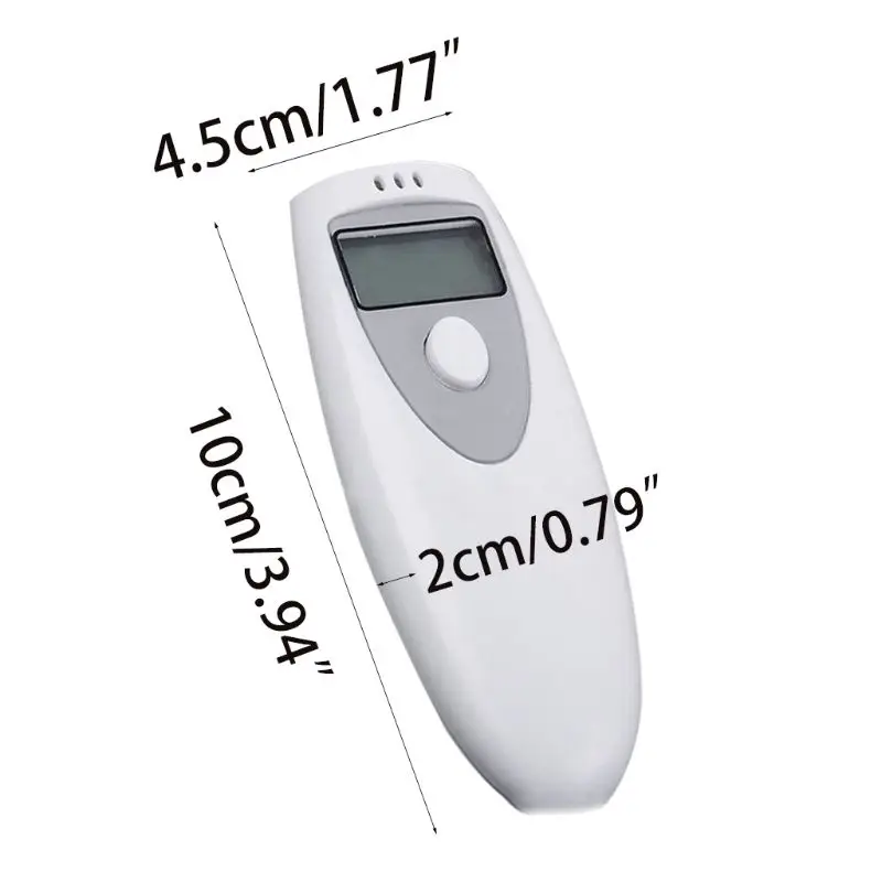 Алкотестер портативный тестер для дыхания Точный Цифровой ЖК-дисплей удобный легкий карманный дизайн аксессуар для вождения