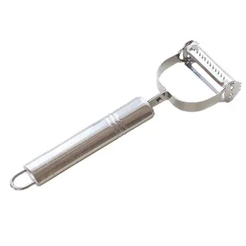 

Stainless Steel Peeler Melon Fruit Shavings Kitchen Gadgets Smile Double-Head Grater Creative Paring Knife