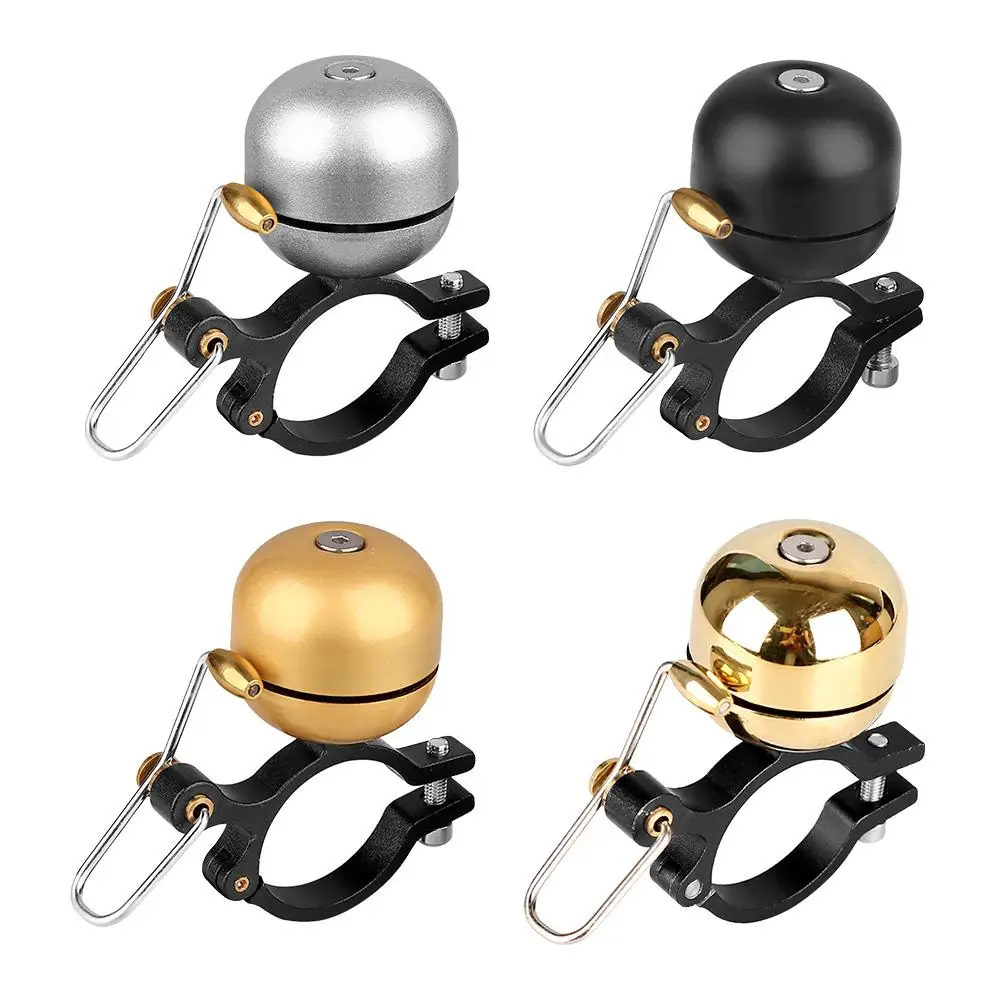 Retro Bicycle Bell Crisp Sound Copper Alloy Light Weight Compact For Balance Bike Mountain Cycling Supplies | Спорт и развлечения