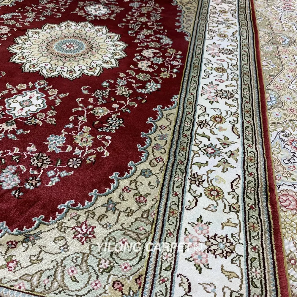 Yilong 2,5 'x4' турецкий Шелковый ковер роскошный Восточный ковер ручной работы(HF177B