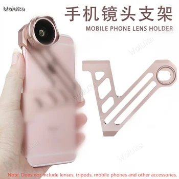 

Mobile phone lens mount wide-angle macro lens shell tripod aluminum alloy lens mount for i6/6s CD50 T07