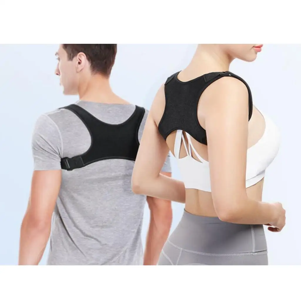 Adjustable Posture Corrector Back Shoulder Straightener Support Correct Body Brace Bra Belt Men Women Back Support Shoulder Belt