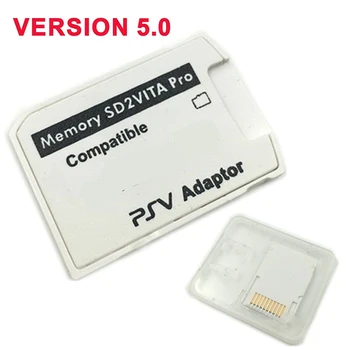 

V5.0 SD2VITA PSVSD Pro Adapter For PS Vita Henkaku Game Card 3.60-3.70 System Micro SD Memory Card