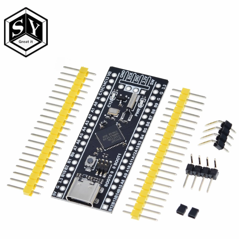 STM32F411CEU6 GREAT IT STM32F401 макетная плата STM32F401CCU6 STM32F411CEU6 STM32F4 обучающая плата - Цвет: STM32F411CEU6