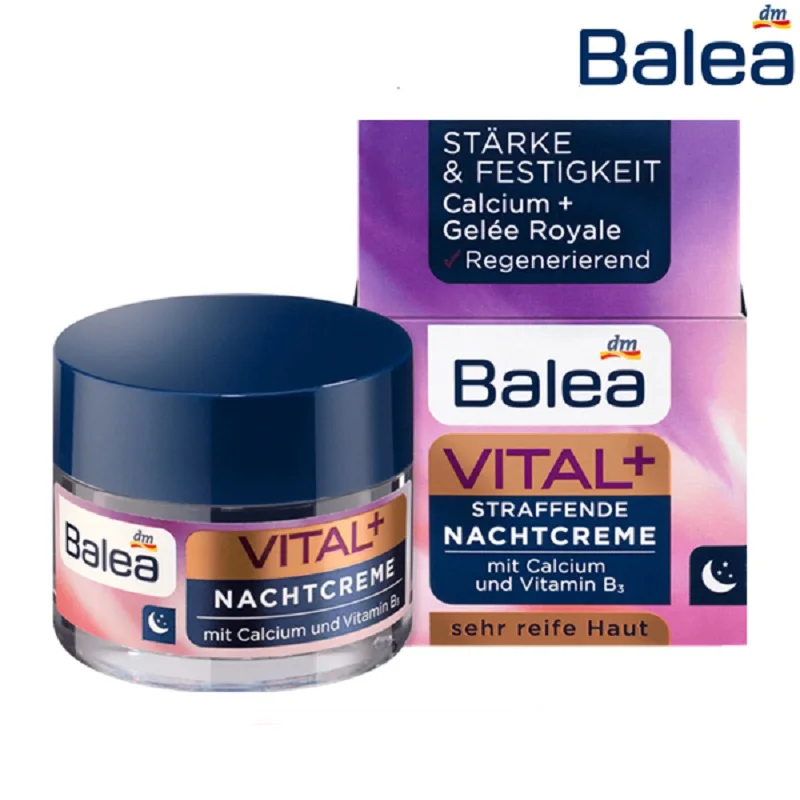 Интенсивный увлажняющий ночной крем Balea VITAL + для зрелой кожи - Цена: 1 992,07 руб.