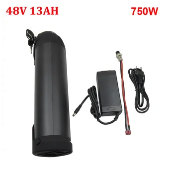 

48V Water bottle battery 750W 13S 48V 13AH Lithium ion ebike bicycle scooter 18650 battery pack with 54.6V 2A charger