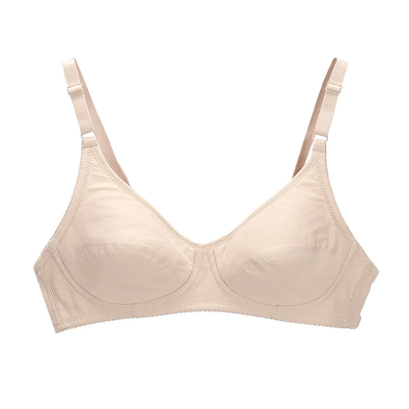 Comfortable Soft Cotton Bralette BIG BUST 30-44 A B C Cup Large chest Bra old young Middle-Aged Women Everyday wear bh Life C25